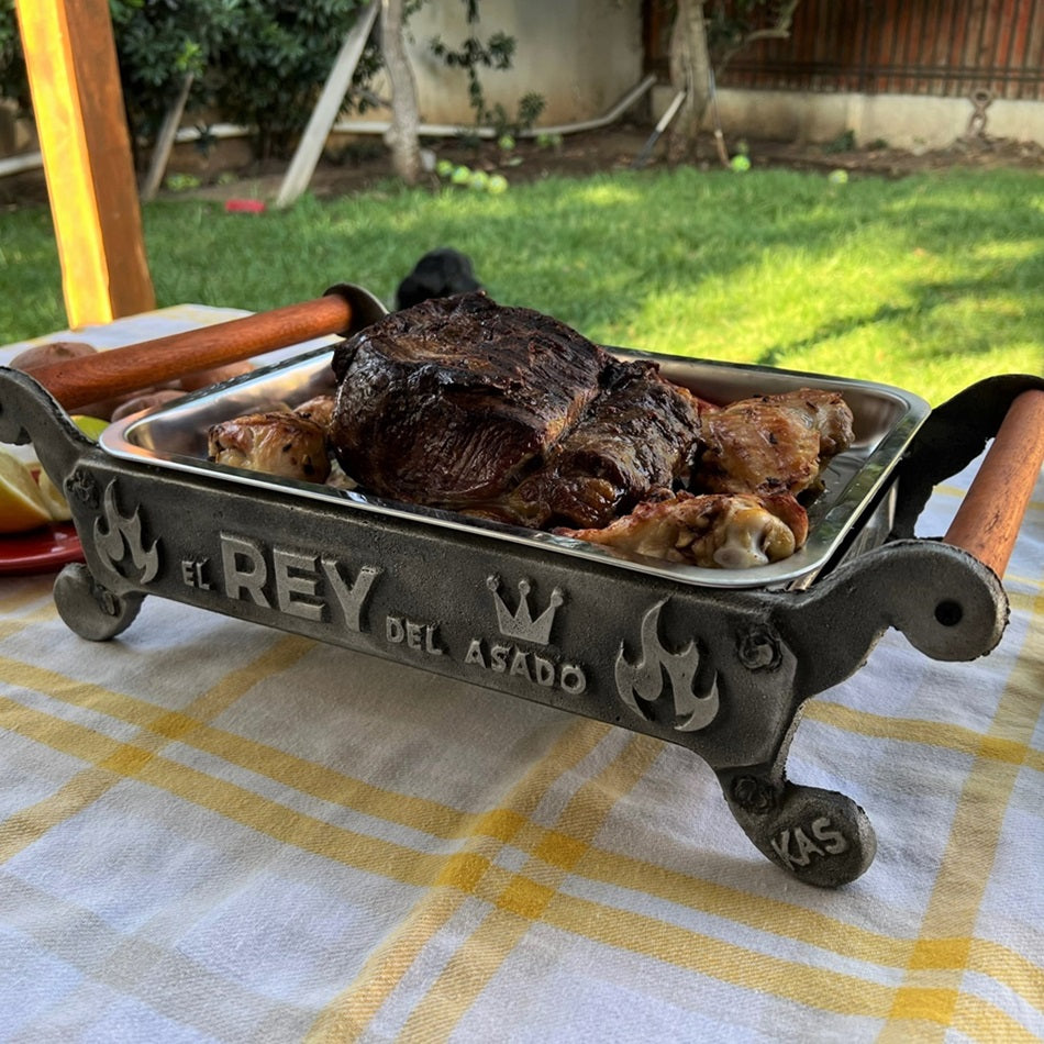 Brasero de Mesa con Tapa El Rey del Asado