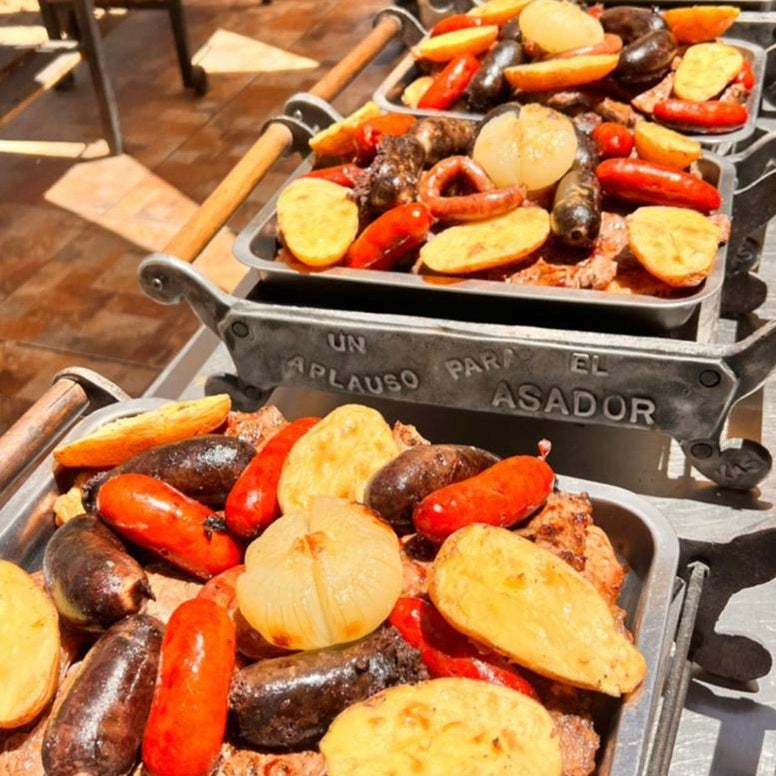 Brasero de Mesa con Tapa un Aplauso para el Asador
