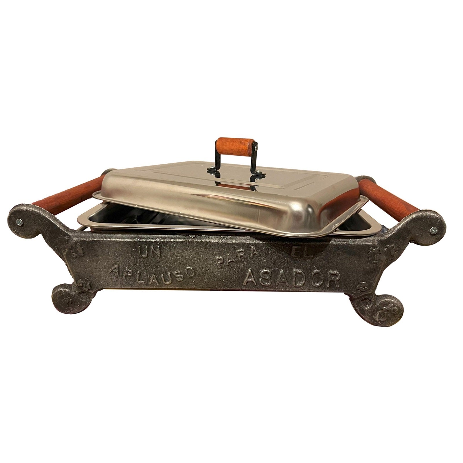 Brasero de Mesa con Tapa un Aplauso para el Asador