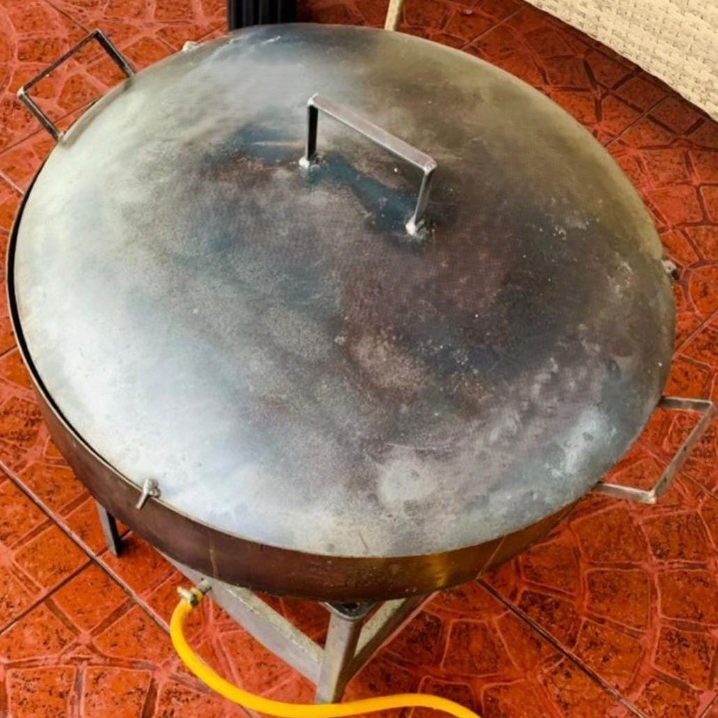 Disco de Arado Auténtico 45 cm diámetro con Tapa de Disco