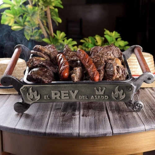 Brasero de Mesa con Tapa El Rey del Asado