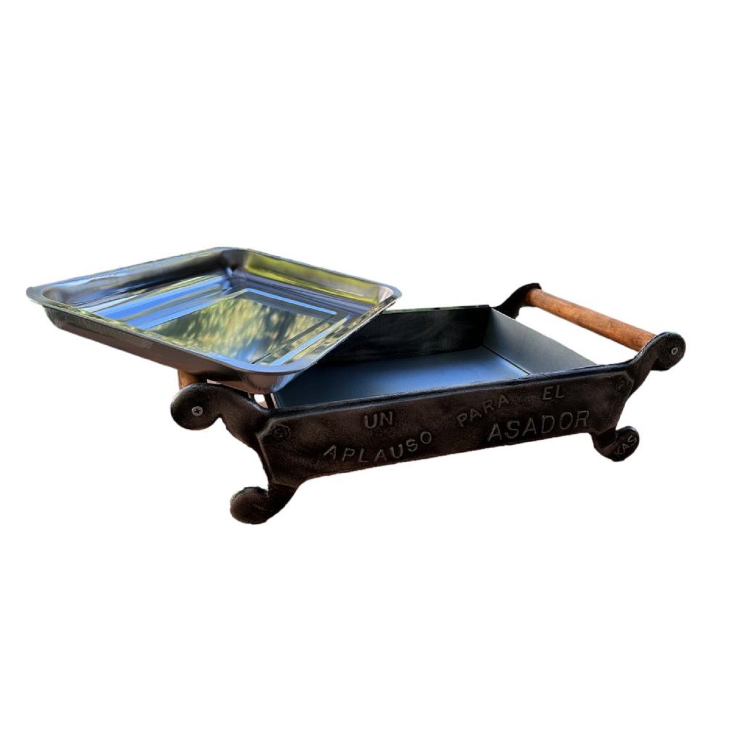 Brasero de Mesa con Tapa un Aplauso para el Asador