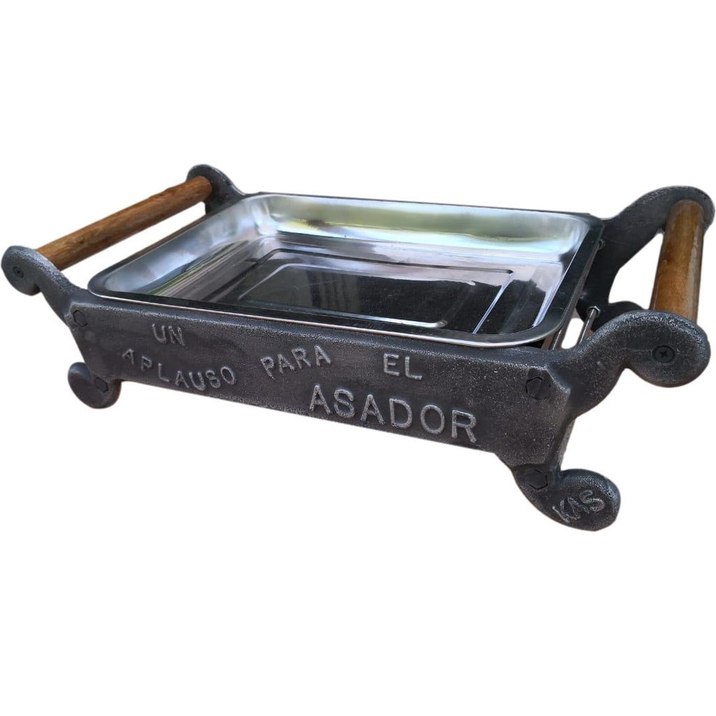 Brasero de Mesa con Tapa un Aplauso para el Asador
