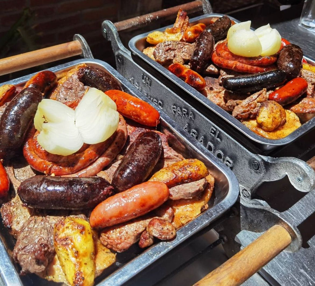 Brasero de Mesa con Tapa un Aplauso para el Asador